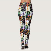 Leggings Mosaïque de signe de paix (Dos)