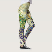 Leggings Mosaïque espagnole verte bleue (Droite)