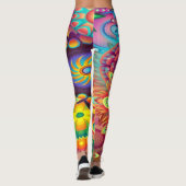 Leggings Mosaïque florale (Dos)