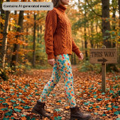 Leggings Mosaïque hexagonale colorée