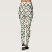 Leggings Mosaïque moderne Kilim Motif aquarelle (Dos)