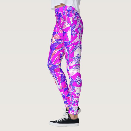 Leggings Mosaïque pourpre (Gauche)