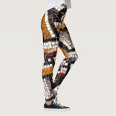 Leggings Mosaïque romaine tonique d'automne (Droite)