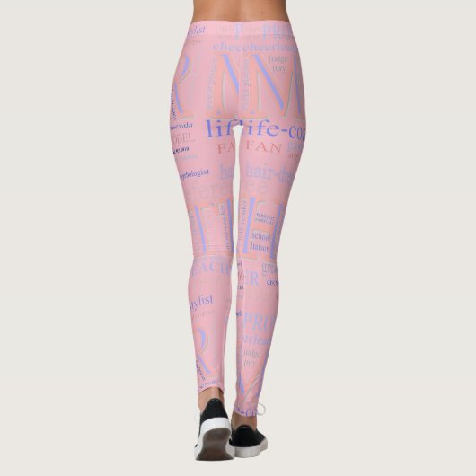Leggings Mot-art mère (Dos)