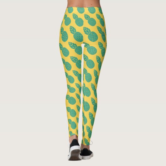 Leggings Motif 2 d'ananas (Dos)