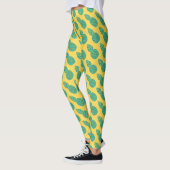 Leggings Motif 2 d'ananas (Gauche)