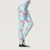 Leggings Motif 2 de Flamant rose (Droite)