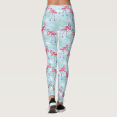 Leggings Motif 2 de Flamant rose (Dos)