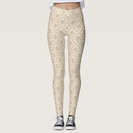 Leggings Motif 3 de damassé (Devant)