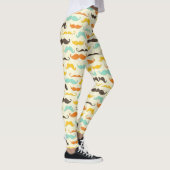 Leggings Motif 3 de moustache (Droite)