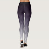 Leggings Motif à bande tendance Gradient Cool élégant (Dos)