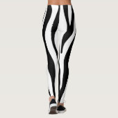 Leggings motif à bandes de zèbres (Dos)