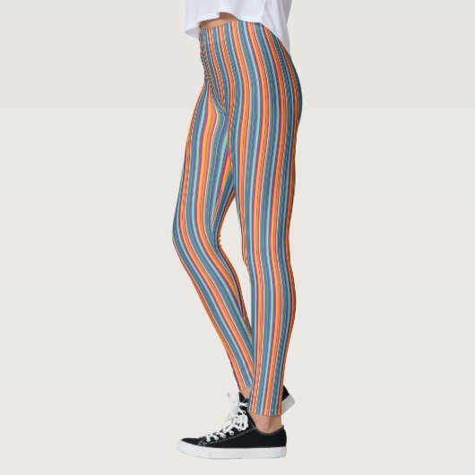 Leggings Motif à bandes multiples (Gauche)