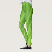 Leggings Motif à bandes vertes (Gauche)