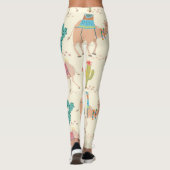 Leggings motif à chameaux, motif à cactus, empreinte désert (Dos)