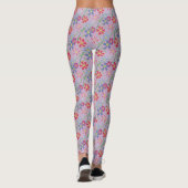 Leggings Motif à fleurs empilées (Dos)
