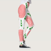 Leggings motif à fleurs roses (Droite)