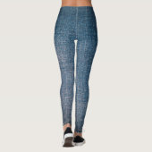 Leggings Motif à la mode de blues-jean (Dos)