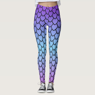 Leggings Motif à l'échelle de dragon
