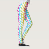 Leggings Motif à papillon arc-en-ciel coloré mignon (Droite)