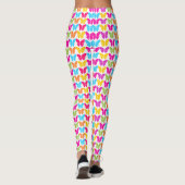 Leggings Motif à papillon arc-en-ciel mignon (Dos)