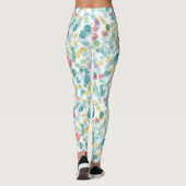Leggings Motif À petits pois d'été amusant (Dos)
