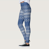 Leggings Motif à pointillés5 bleu marine ID208 (Gauche)