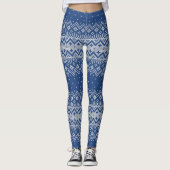 Leggings Motif à pointillés5 bleu marine ID208 (Devant)