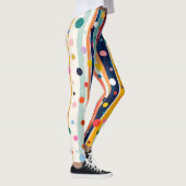 Leggings Motif à pois et rayures Color Pop (Droite)