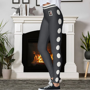 Leggings Motif à pois neutre photo de compagnie animale per