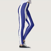 Leggings Motif à rayures bleu et blanc marine (Droite)