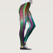 Leggings Motif à rayures colorées (Droite)