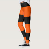 Leggings Motif à rayures orange (Gauche)