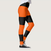 Leggings Motif à rayures orange (Droite)