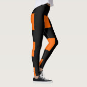 Leggings Motif à rayures orange (Droite)