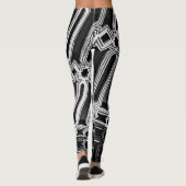 Leggings Motif abstrait (Dos)