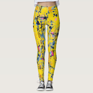 Leggings motif Abstrait