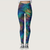 Leggings Motif Abstrait 01 (Devant)