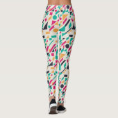 Leggings Motif abstrait 3 (Dos)