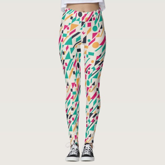 Leggings Motif abstrait 3 (Devant)