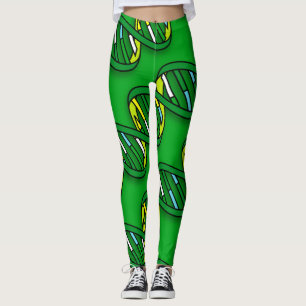 Leggings Motif abstrait ADN de la science tendance amusant 