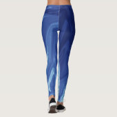 Leggings Motif abstrait aquarelle (Dos)