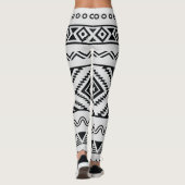Leggings Motif abstrait Aztec mexicain (Dos)
