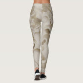 Leggings motif Abstrait beige (Dos)