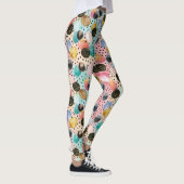 Leggings Motif Abstrait brosse et Pointe Polka (Droite)