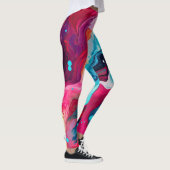 Leggings Motif abstrait coloré (Droite)