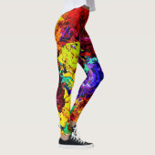 Leggings Motif Abstrait coloré (Droite)