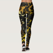 Leggings Motif Abstrait coloré (Dos)