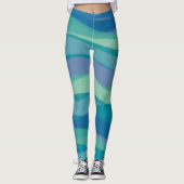 Leggings Motif Abstrait coloré (Devant)