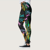 Leggings Motif Abstrait coloré moderne (Gauche)